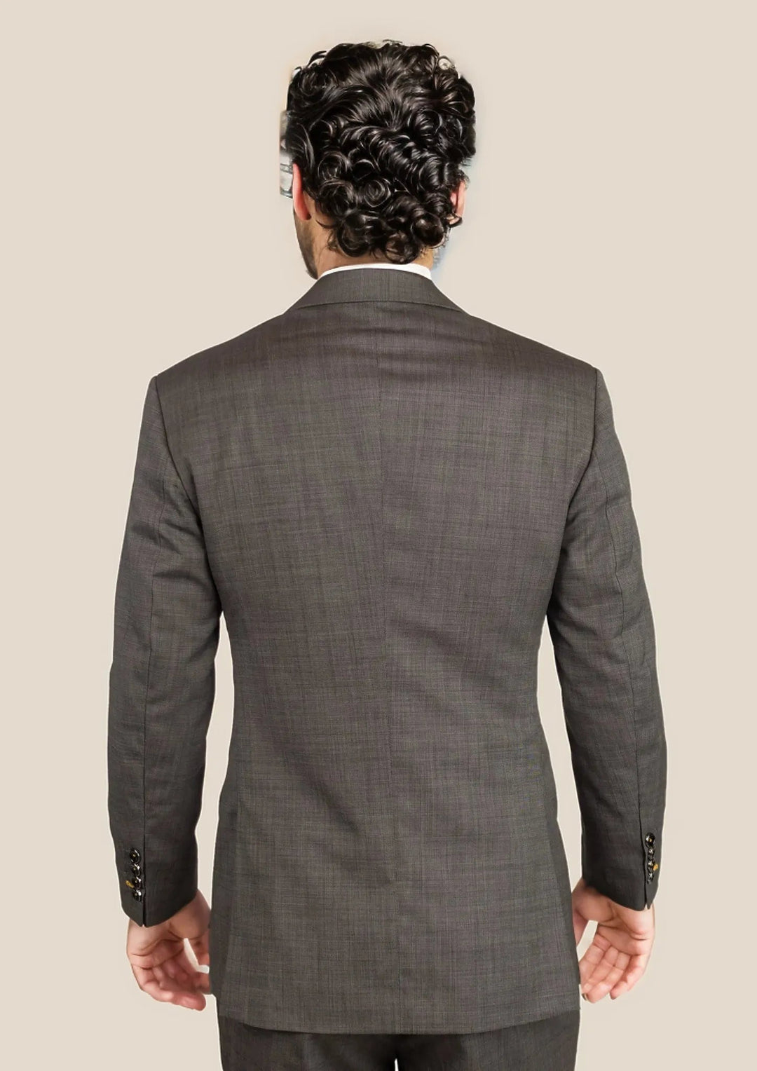 Ellis Carbon Grey Pindot Suit - SARTORO