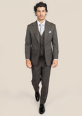 Ellis Carbon Grey Pindot Suit - SARTORO