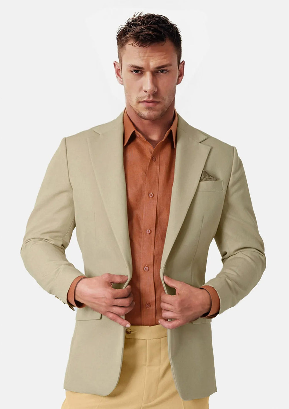 Dune Beige Cotton Jacket377