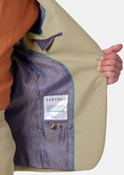 Ellis Dune Beige Cotton Suit - SARTORO917