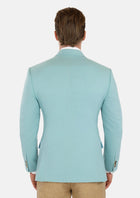 Ellis Light Teal Linen Blend Jacket - SARTORO5