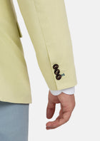 Ellis Olive Cream Linen Blend Jacket - SARTORO753