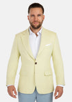Ellis Olive Cream Linen Blend Jacket