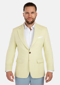 Ellis Olive Cream Linen Blend Jacket