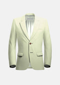 Ellis Olive Cream Linen Blend Suit - SARTORO