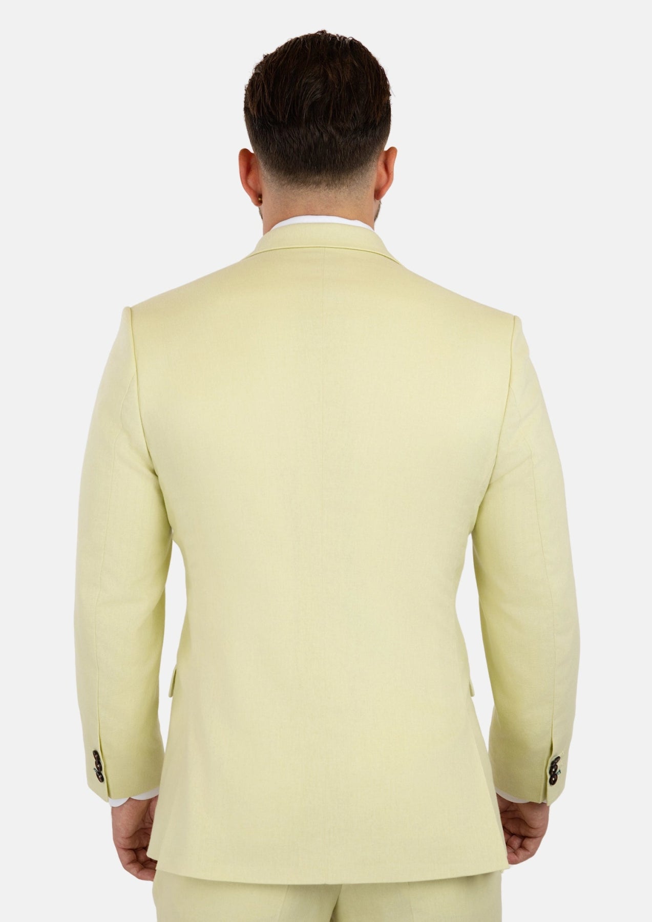 Ellis Olive Cream Linen Blend Suit - SARTORO