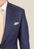 Ellis Stratos Blue Sharkskin Jacket - SARTORO