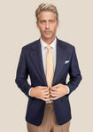 Ellis Stratos Blue Sharkskin Jacket