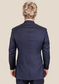 Ellis Stratos Blue Sharkskin Suit - SARTORO