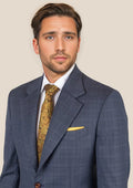 Ellis Twilight Blue Plaid Suit - SARTORO