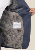 Ellis Twilight Blue Plaid Suit - SARTORO