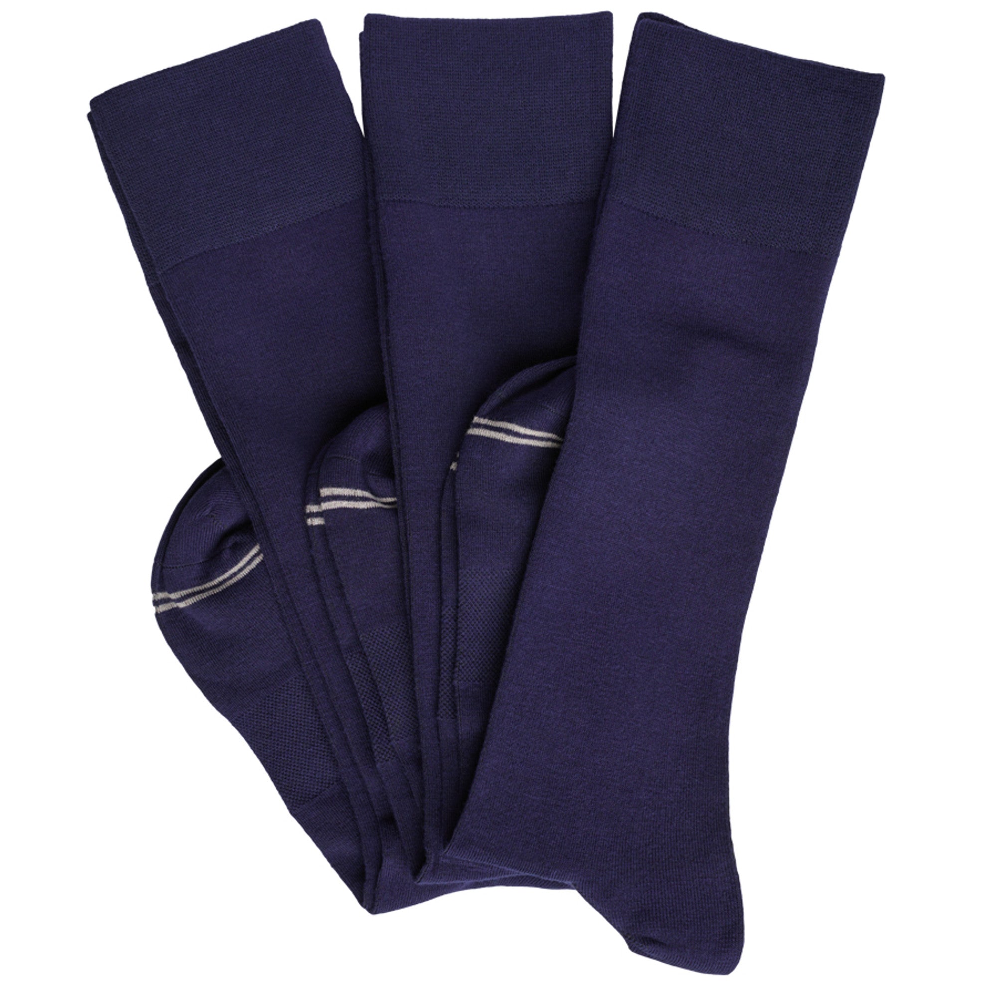 Elton 3-Pack - Navy Dress Socks306