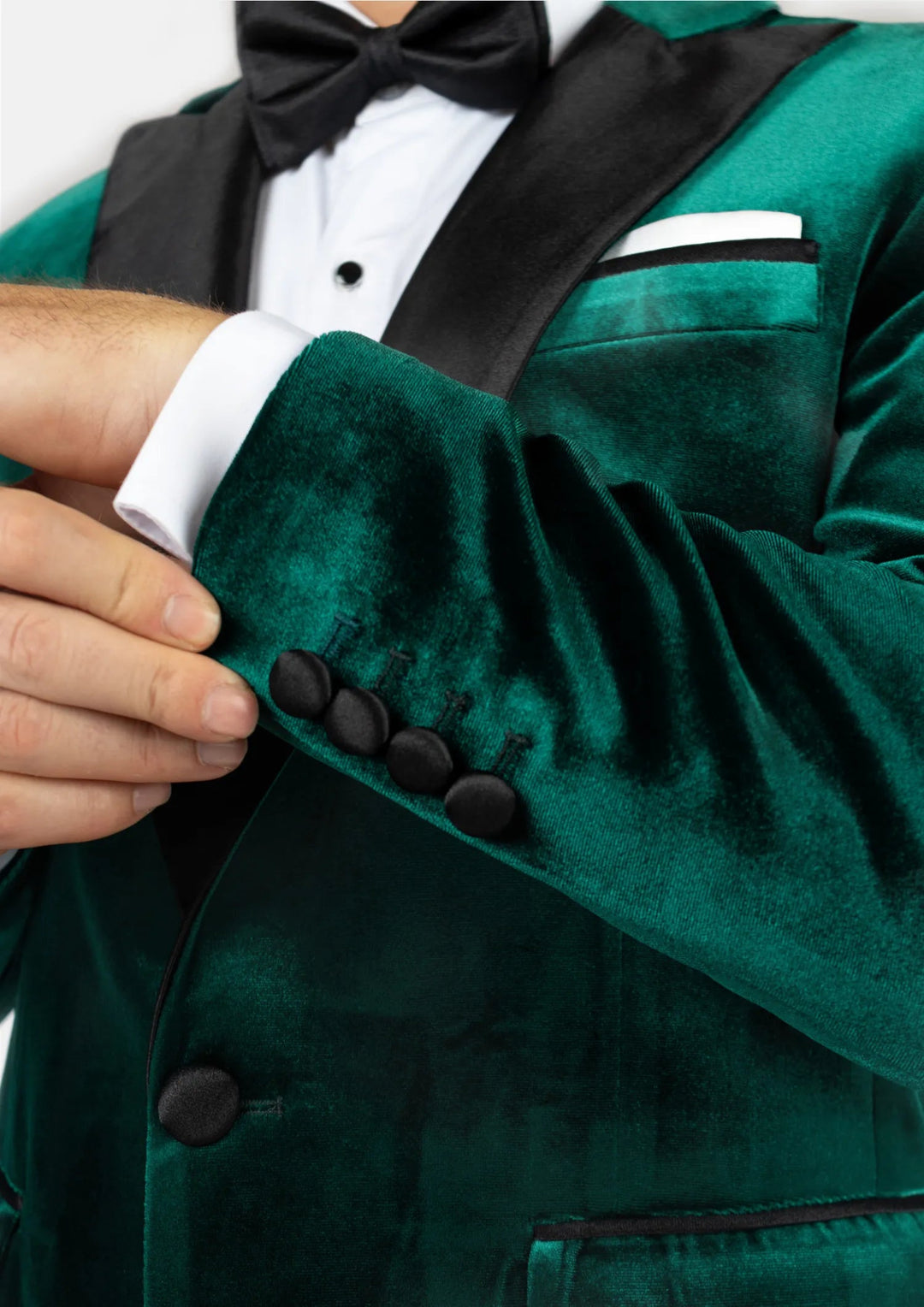 Emerald Green Velvet Tuxedo - SARTORO