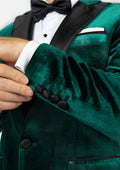 Emerald Green Velvet Tuxedo - SARTORO