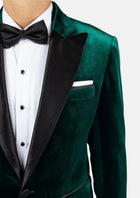 Emerald Green Velvet Tuxedo - SARTORO568