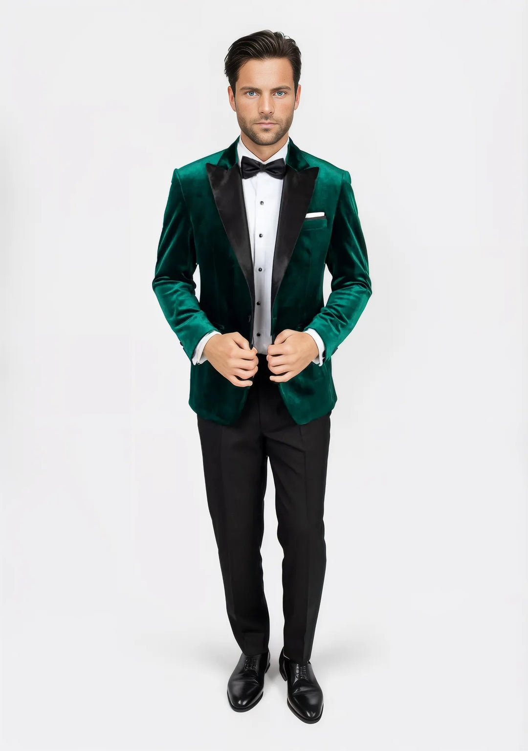 Emerald Green Velvet Tuxedo - SARTORO