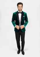 Emerald Green Velvet Tuxedo - SARTORO514