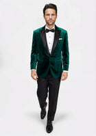 Emerald Green Velvet Tuxedo - SARTORO25