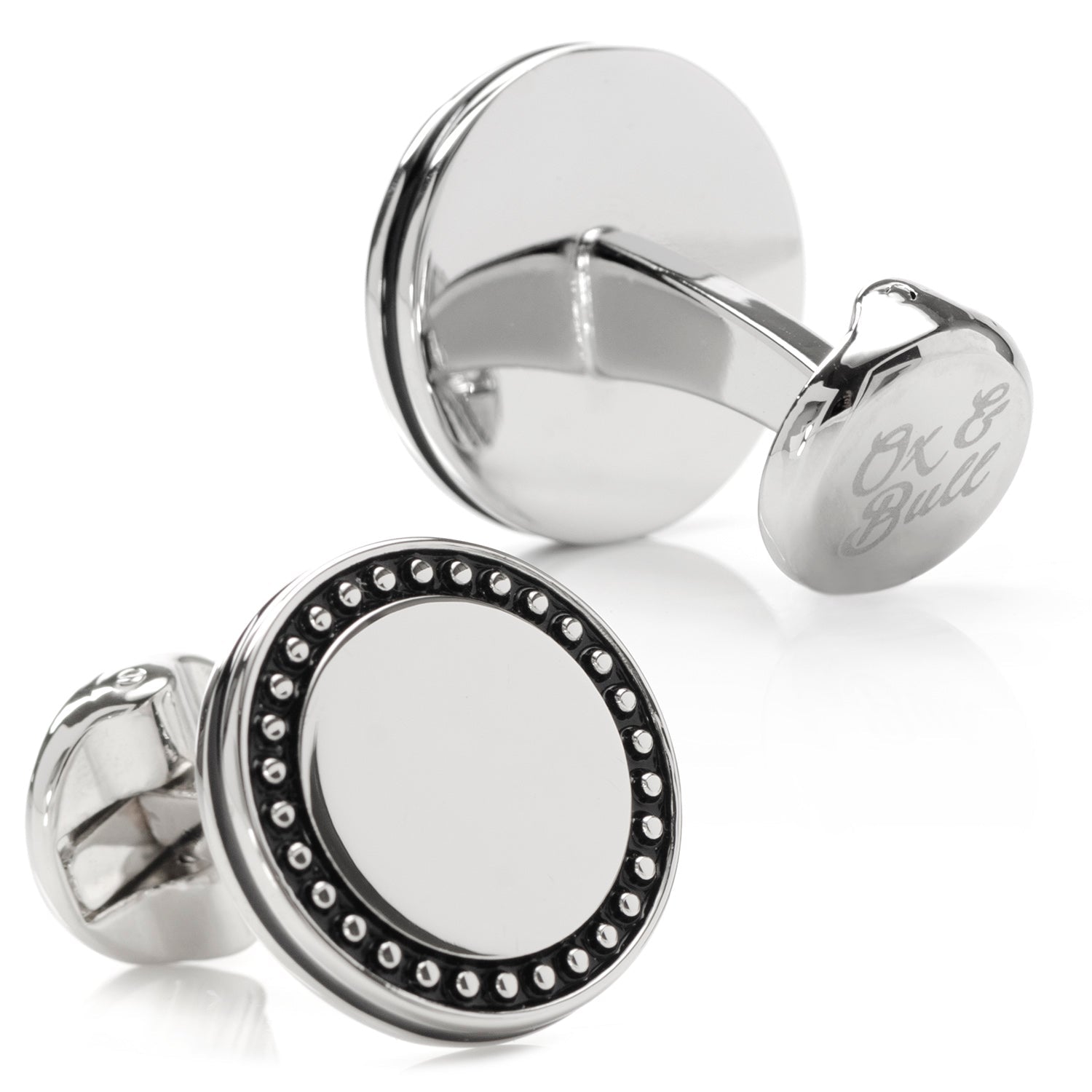 Engravable Studded Cufflinks - SARTORO30