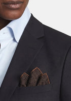 Espresso Grain Pocket Square - SARTORO215