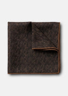 Espresso Grain Pocket Square - SARTORO639