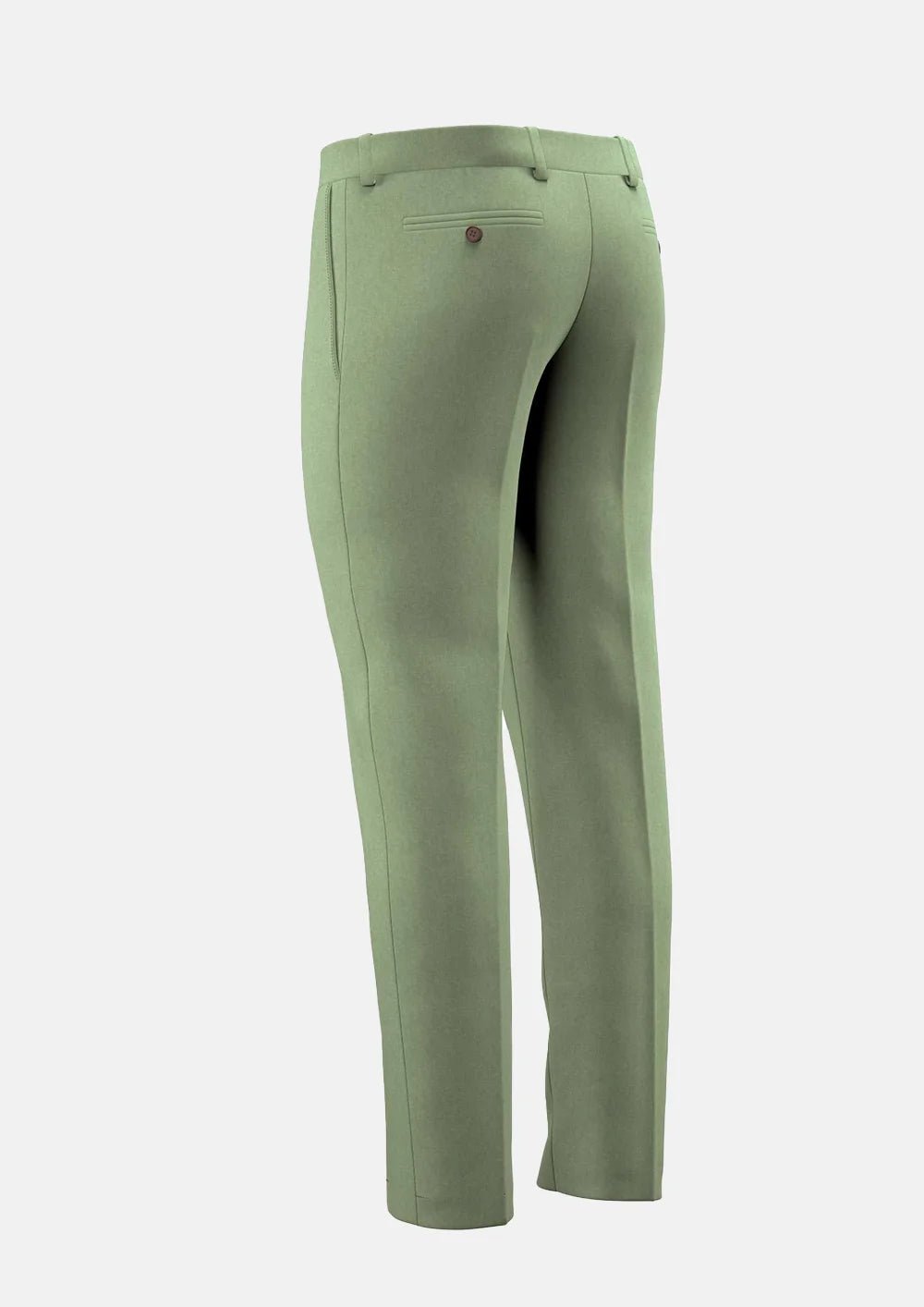 Fern Green Linen Pants - SARTORO