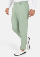Fern Green Linen Pants - SARTORO561