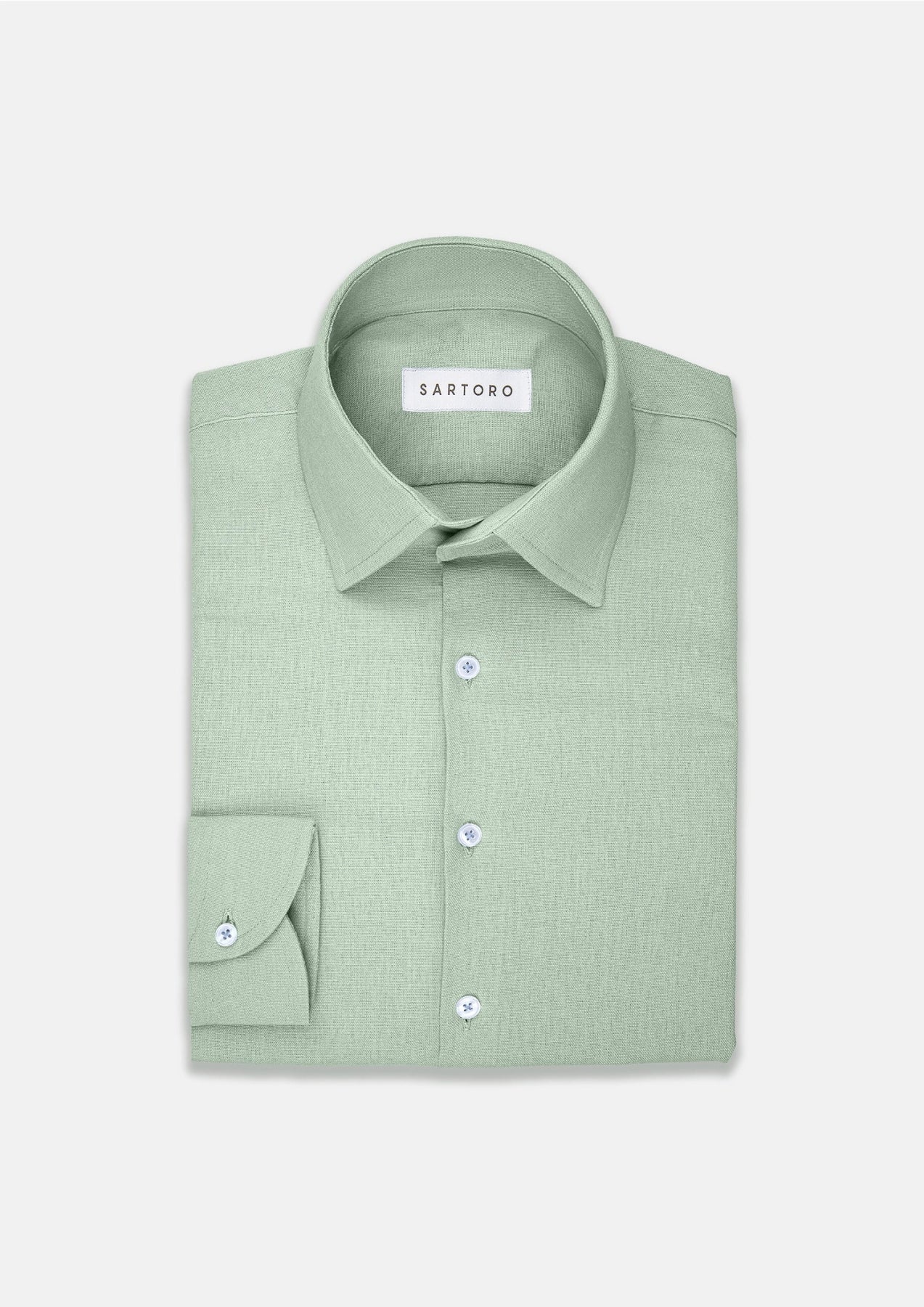 Fern Green Linen Shirt