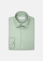 Fern Green Linen Shirt - SARTORO165
