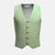 Fern Green Linen Vest - SARTORO