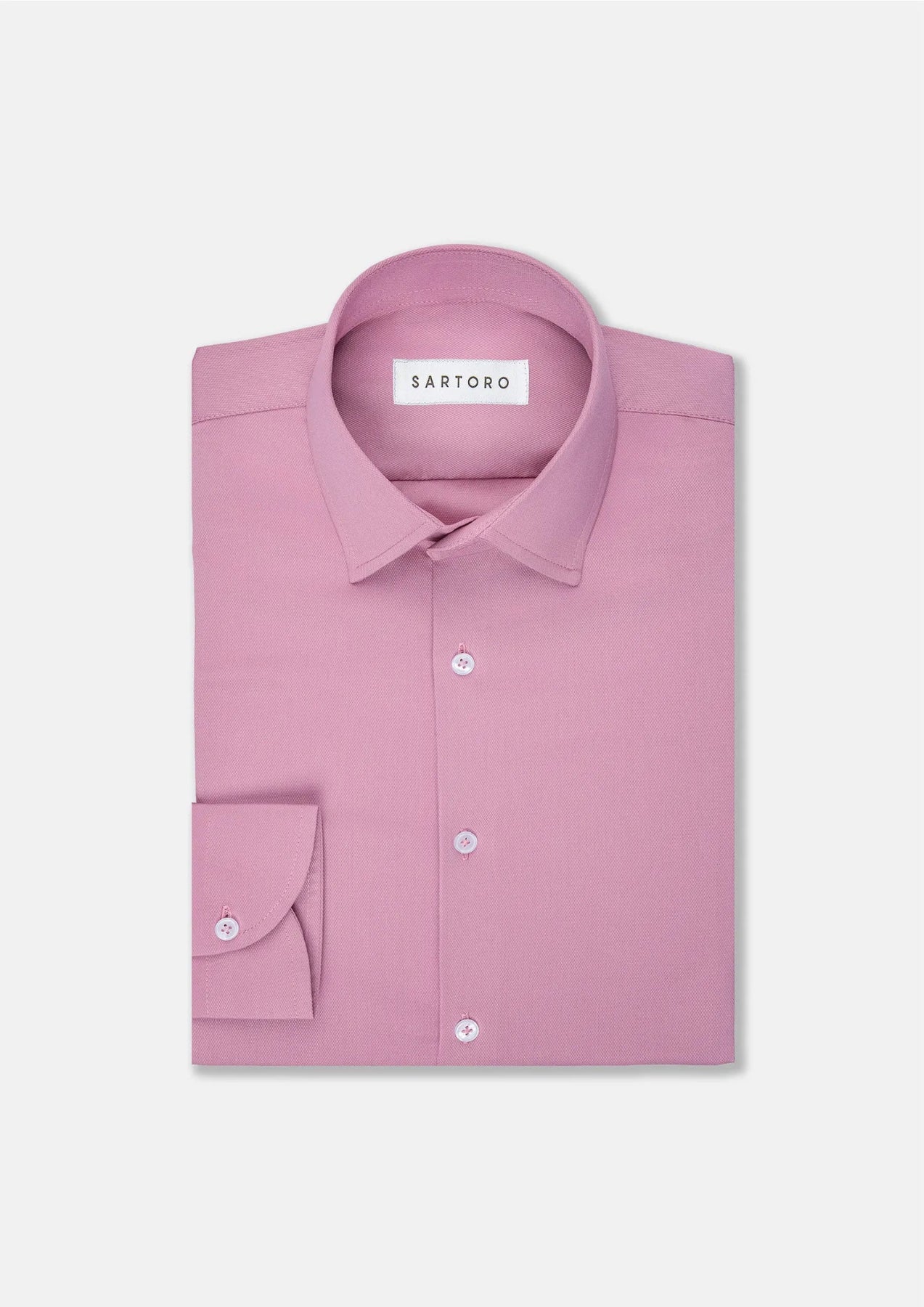 Flamingo Pink Bamboo Shirt - SARTORO