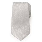 Floral Gray Men's Tie - SARTORO425