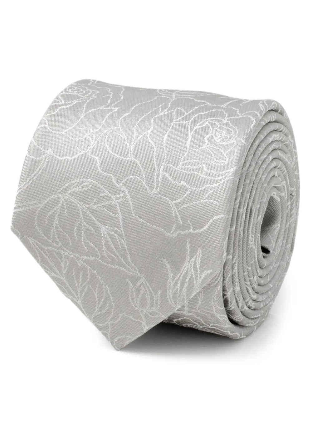 Floral Gray Men's Tie778