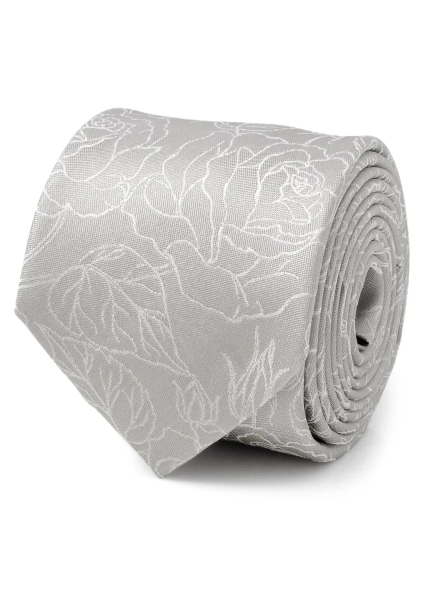 Floral Gray Men's Tie826