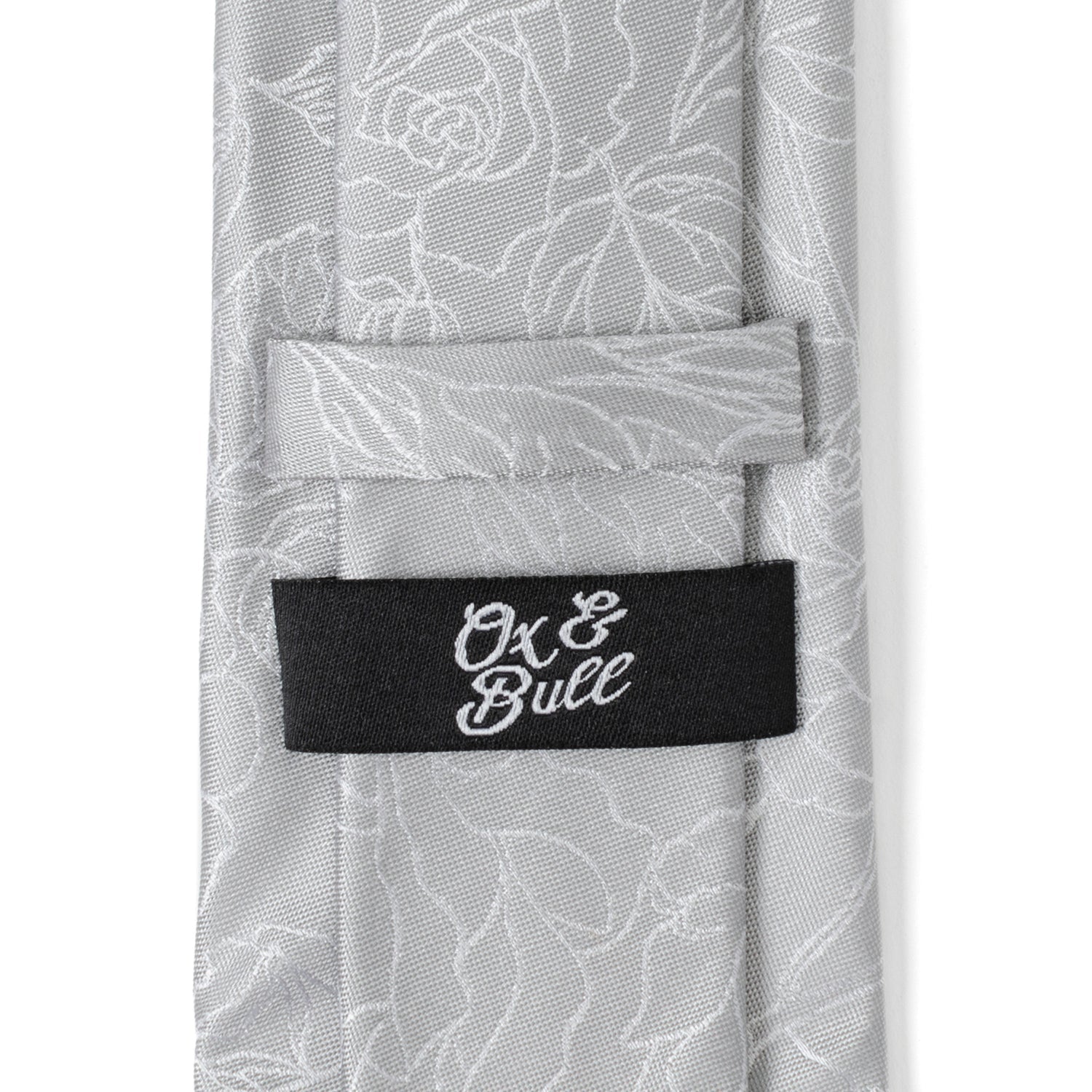 Floral Gray Men's Tie612