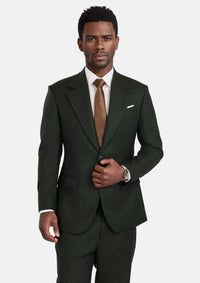 Forest Green Flannel Ellis Suit