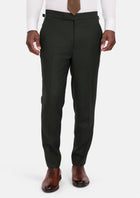Forest Green Flannel Pants - SARTORO350