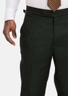 Forest Green Flannel Pants - SARTORO959