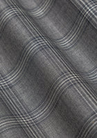 Fossil Grey Checked Ellis Jacket - SARTORO342