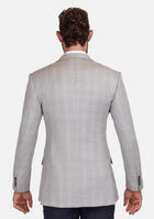 French Gray Checked Ellis Jacket - SARTORO73