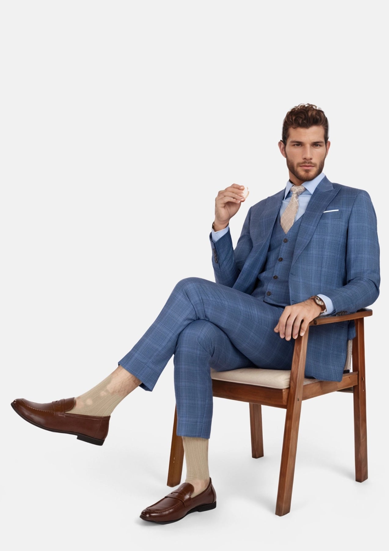 Fresno Blue Bryant Suit - SARTORO