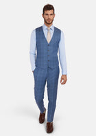 Fresno Blue Vest - SARTORO883