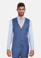 Fresno Blue Vest - SARTORO94