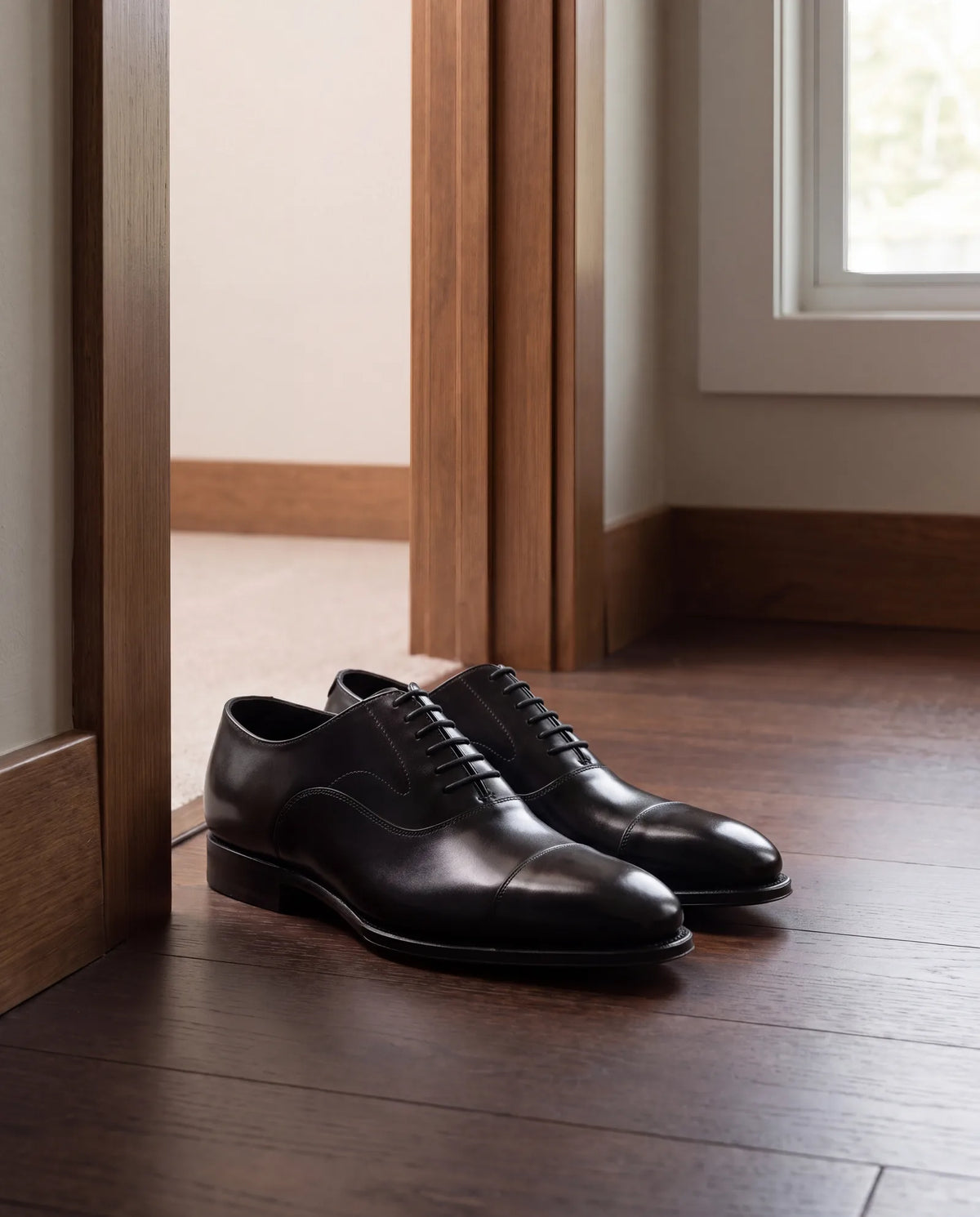 Shoes come off before a Muslim prayer area. Pick a pair that slips off easily, and wear socks in good condition.