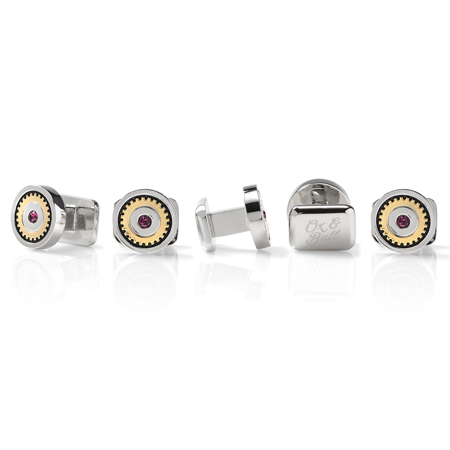 Gear Amethyst Stone 5-Studs - SARTORO695