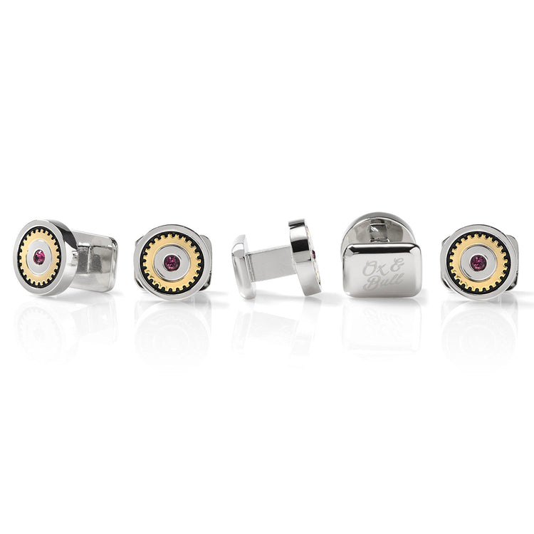 Gear Amethyst Stone 5-Studs - SARTORO57