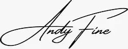 Andy Fine's signature.