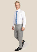 Glacier Grey Twill Pants - SARTORO