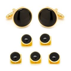 Gold and Onyx 5-Stud Set - SARTORO