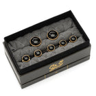 Gold and Onyx 5-Stud Set - SARTORO605
